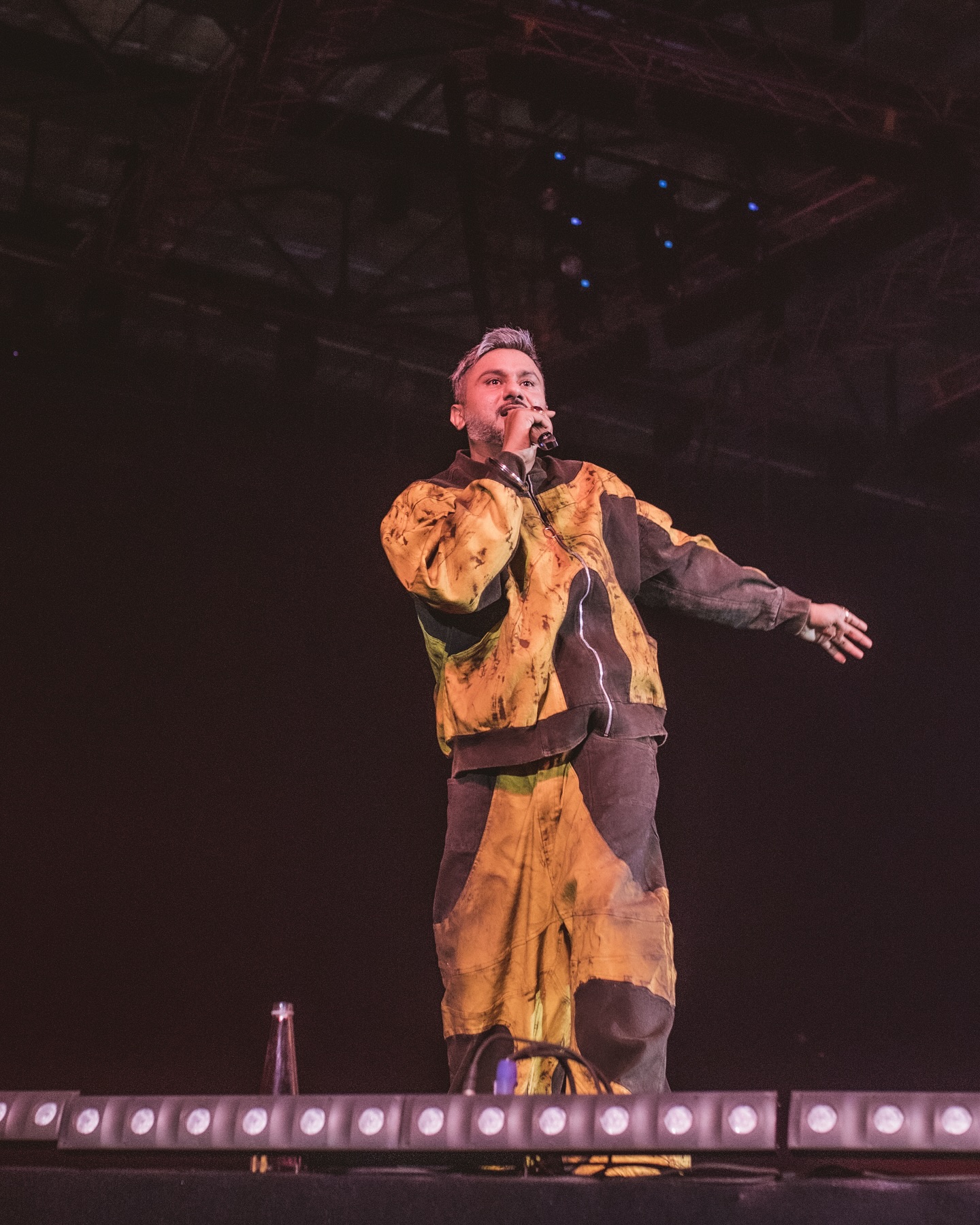 Yo Yo Honey Singh performing on the Millionaire India Tour in 2025